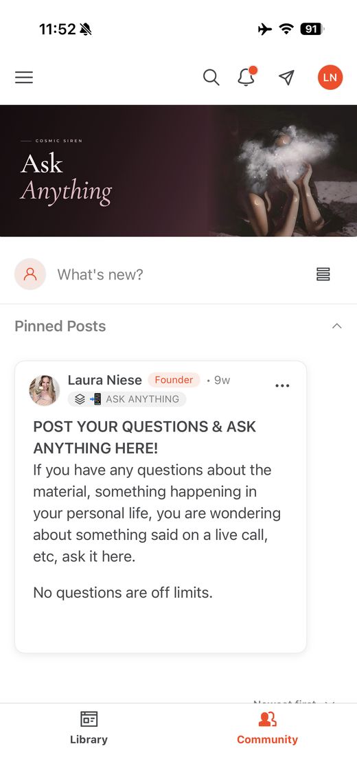 Cosmic Siren Ask Anything community