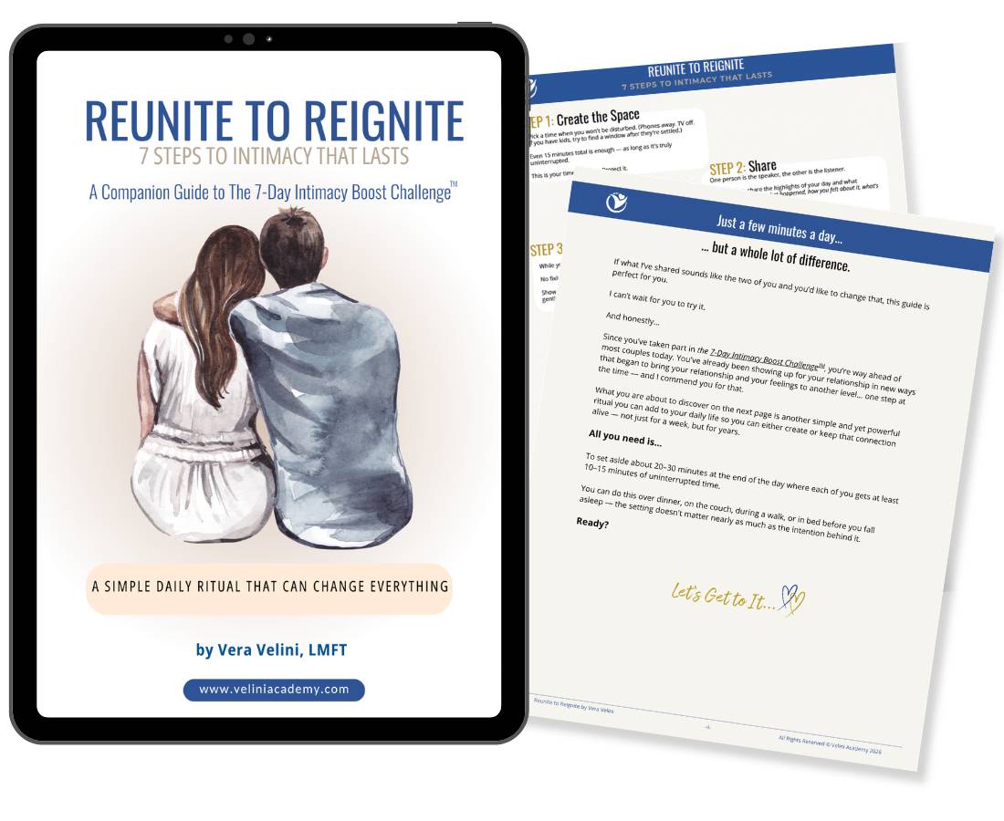 Reunite to Reignite 7 Steps to Intimacy That Lasts