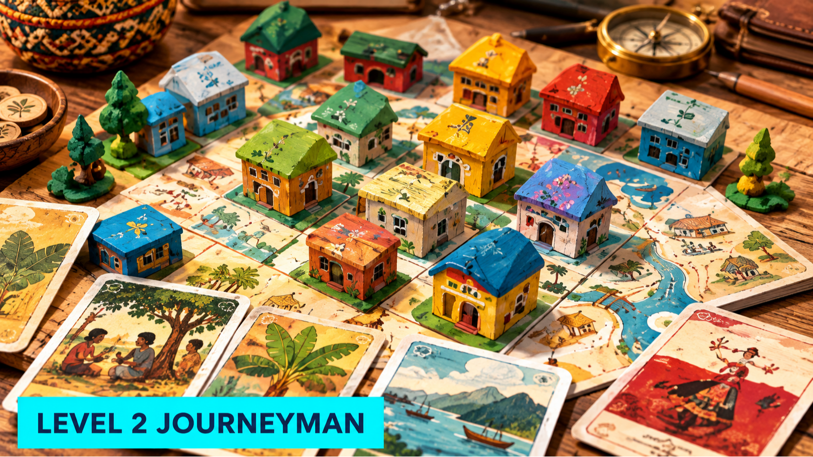 From Guest to Kampung Host, a Level 2 Journeyman gameful learning project using a colorful village experience to build community participation and belonging