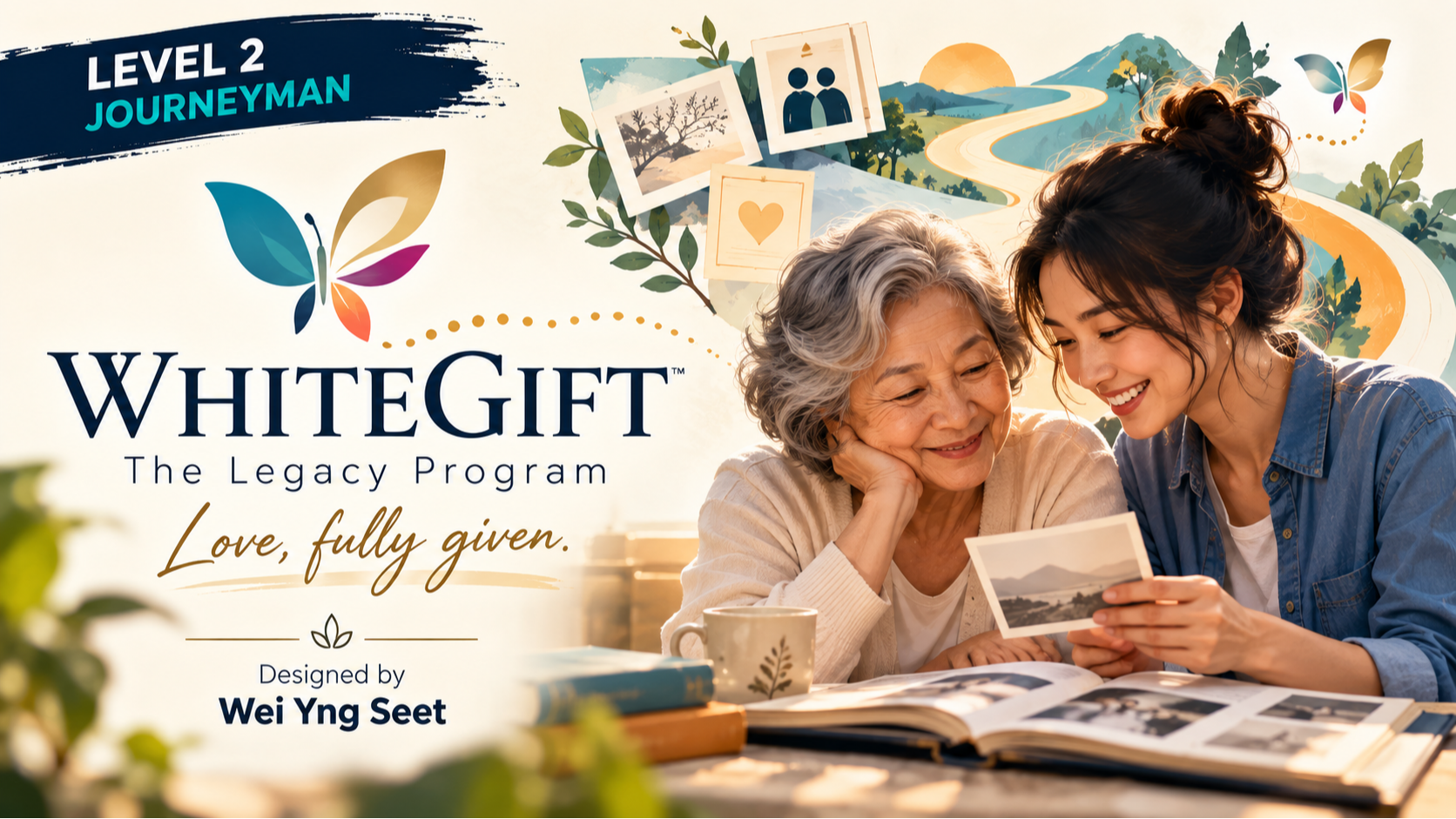 WhiteGift: The Legacy Program by Wei Yng Seet, a Level 2 Journeyman gameful experience designed to help families navigate legacy planning together.