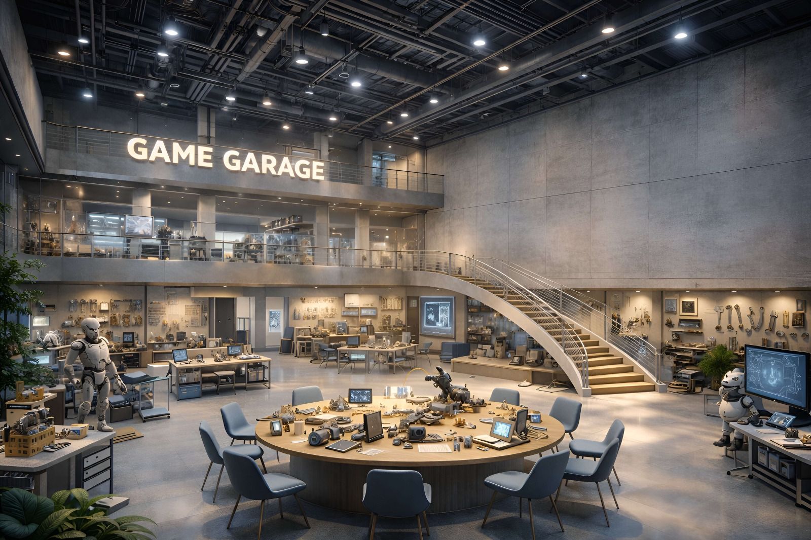 join the game garage in the all new sententia world