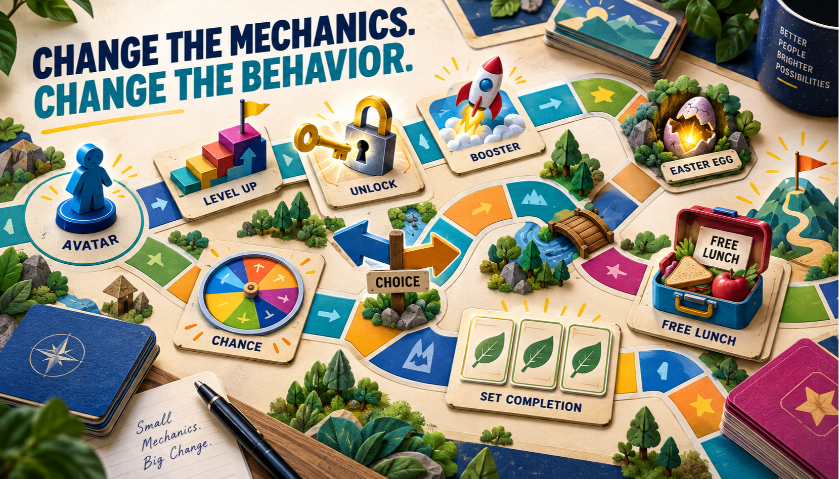 Change the Mechanics. Change the Behavior.