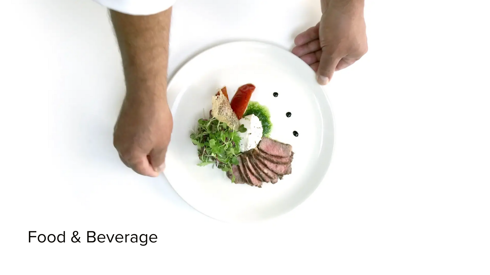 artistic plate of food