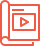 book with play button icon