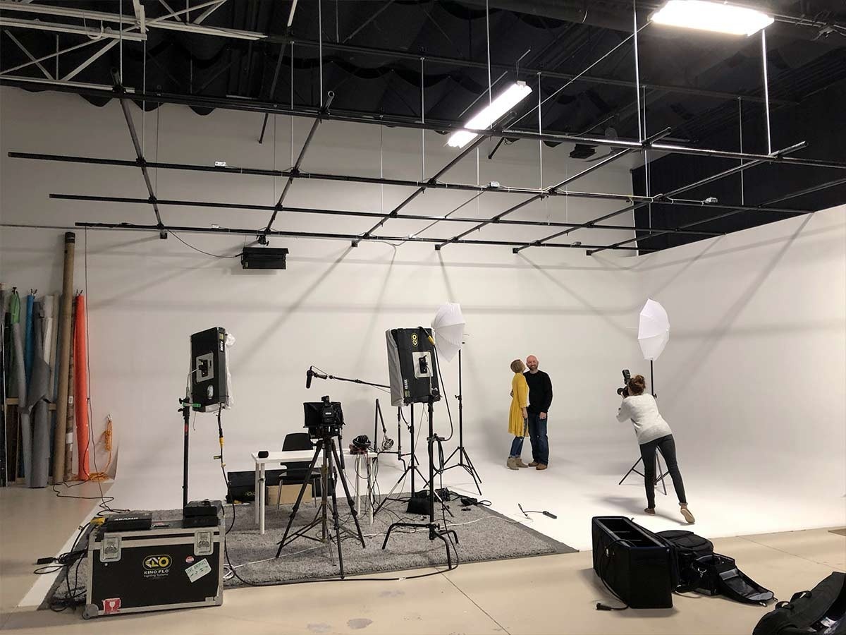 couple getting their photo taken