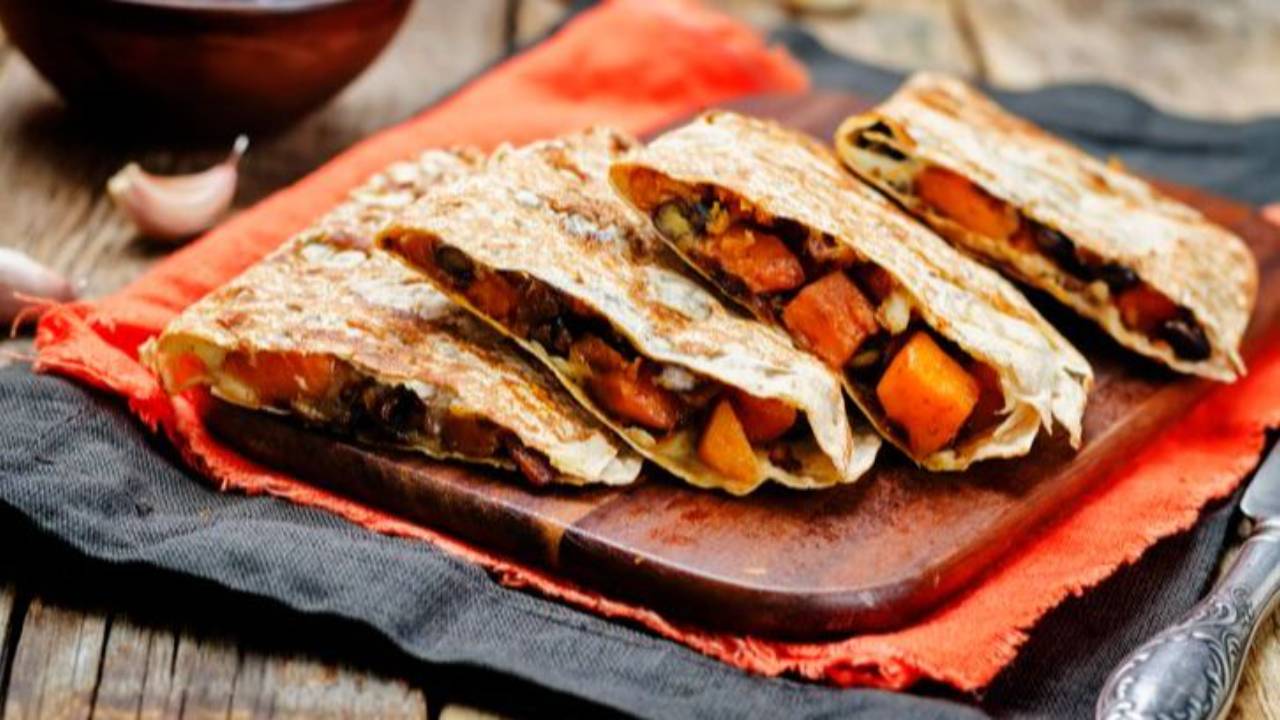 grilled vegetable quesadillas