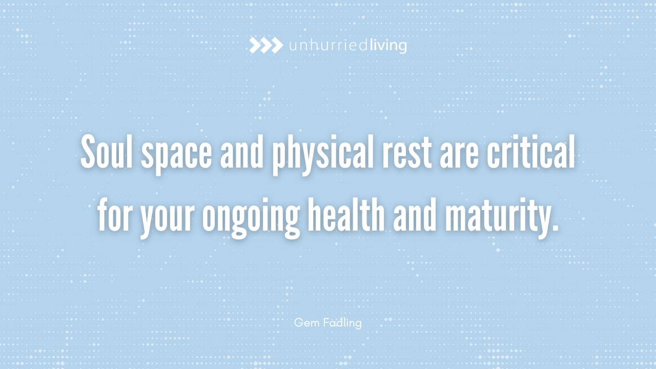 Unplug and Unwind: Why You Need to Prioritize Soul Rest