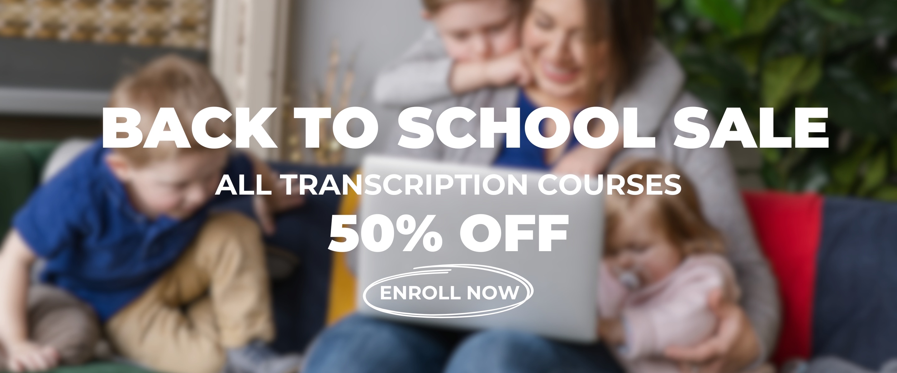 50% Off Back to School sale