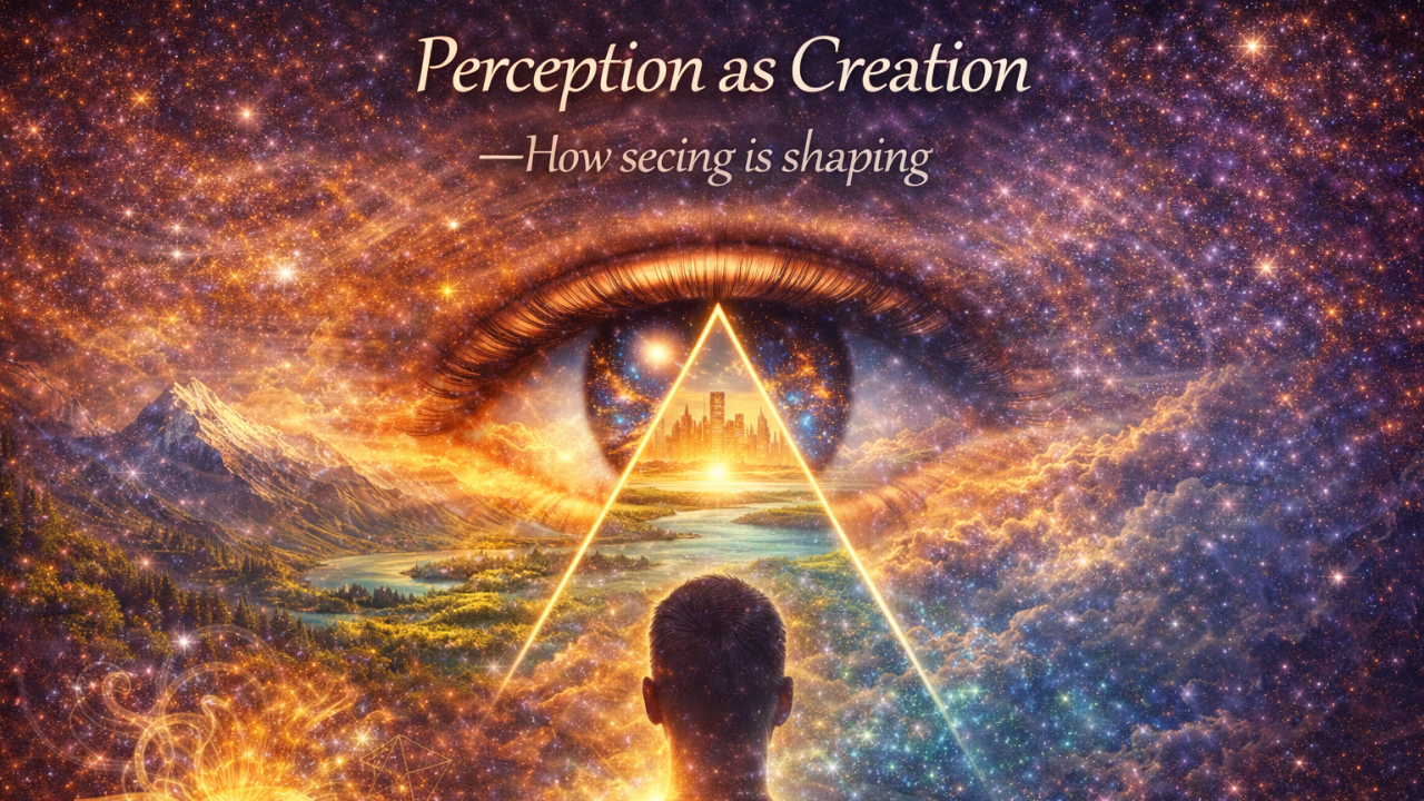 Perception as Creation — How seeing is shaping.