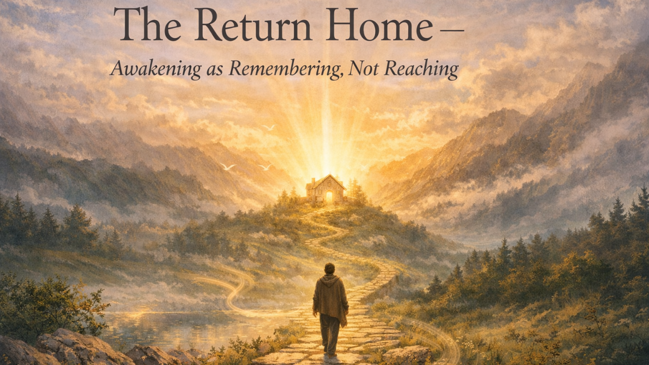 Return Home Rising Sun The Return Home — Awakening as remembering, not reaching