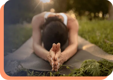 Woman kneeling in prayer (placeholder)