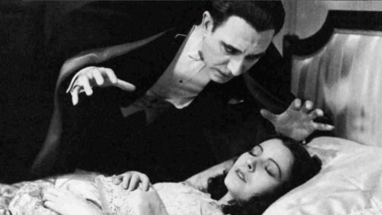 Count Dracula about to prey
