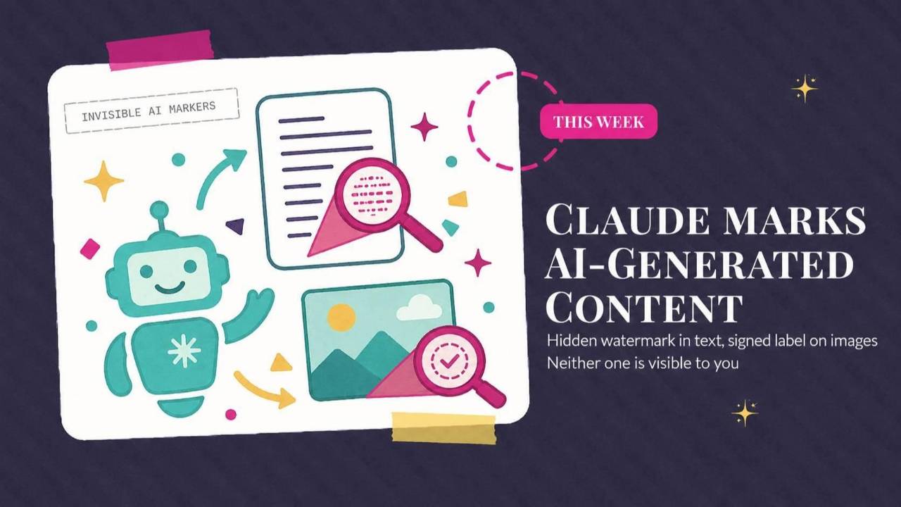 Claude marks AI-generated content