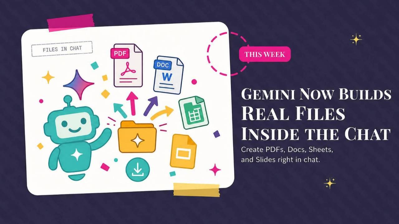 Gemini File Creation, Automated Gems, and Claude Creative Apps