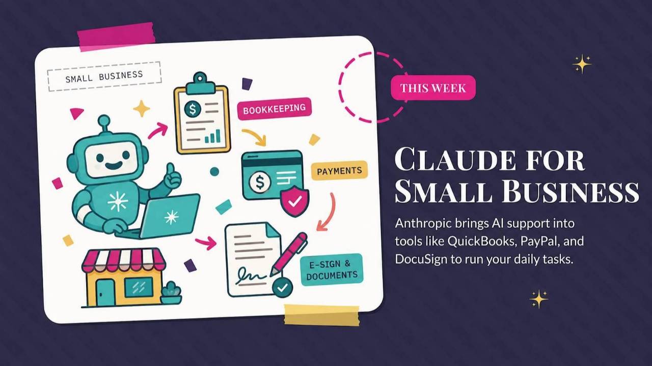 Claude for Small Business, Gemini Spark, and NotebookLM Workflows
