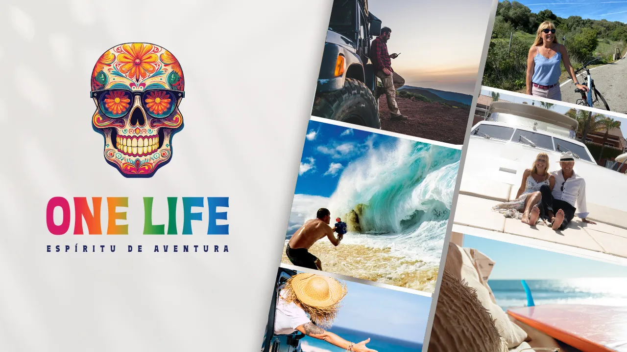 ONE LIFE with a Sugar Skull image