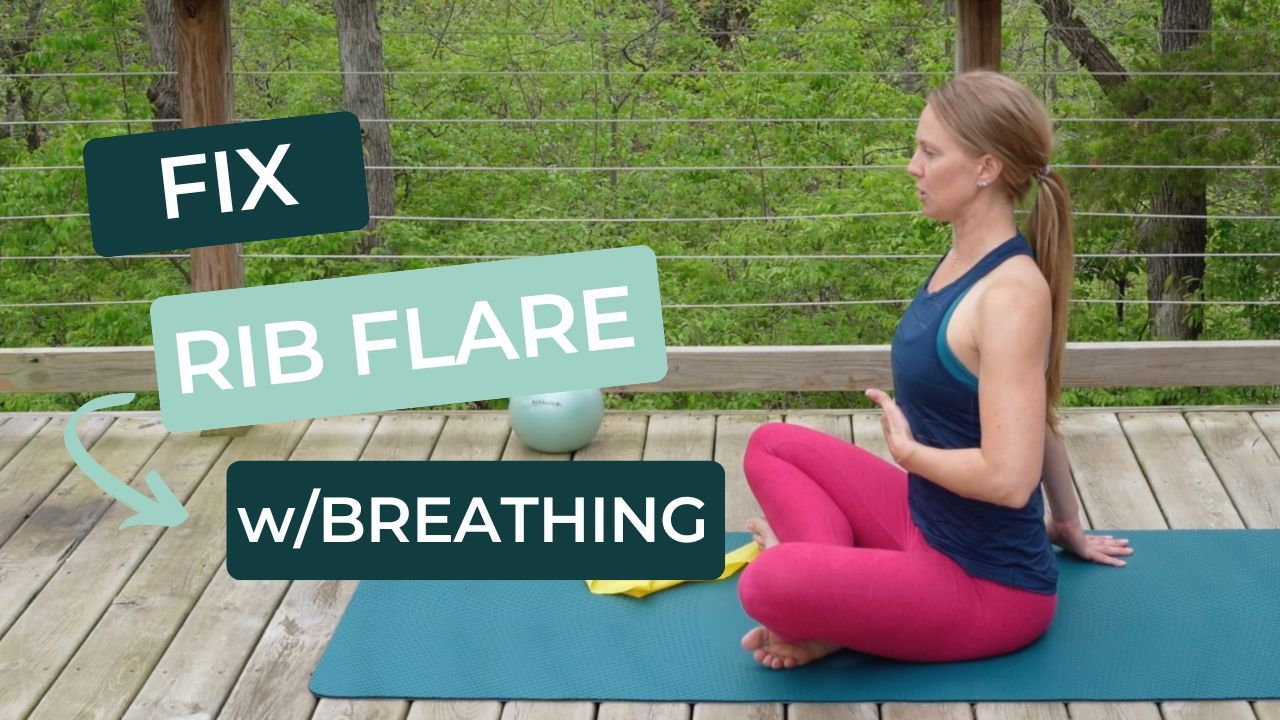 fix rib flare with proper breathing
