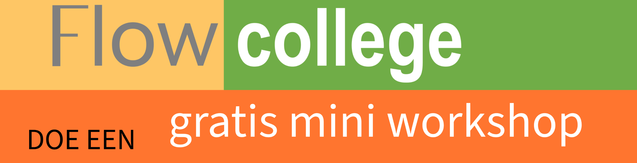 het flow college van start de flow