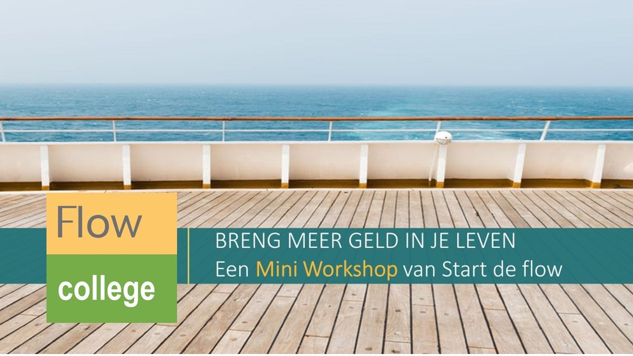 Mini Workshop maak kennis met de Start de Flow methode