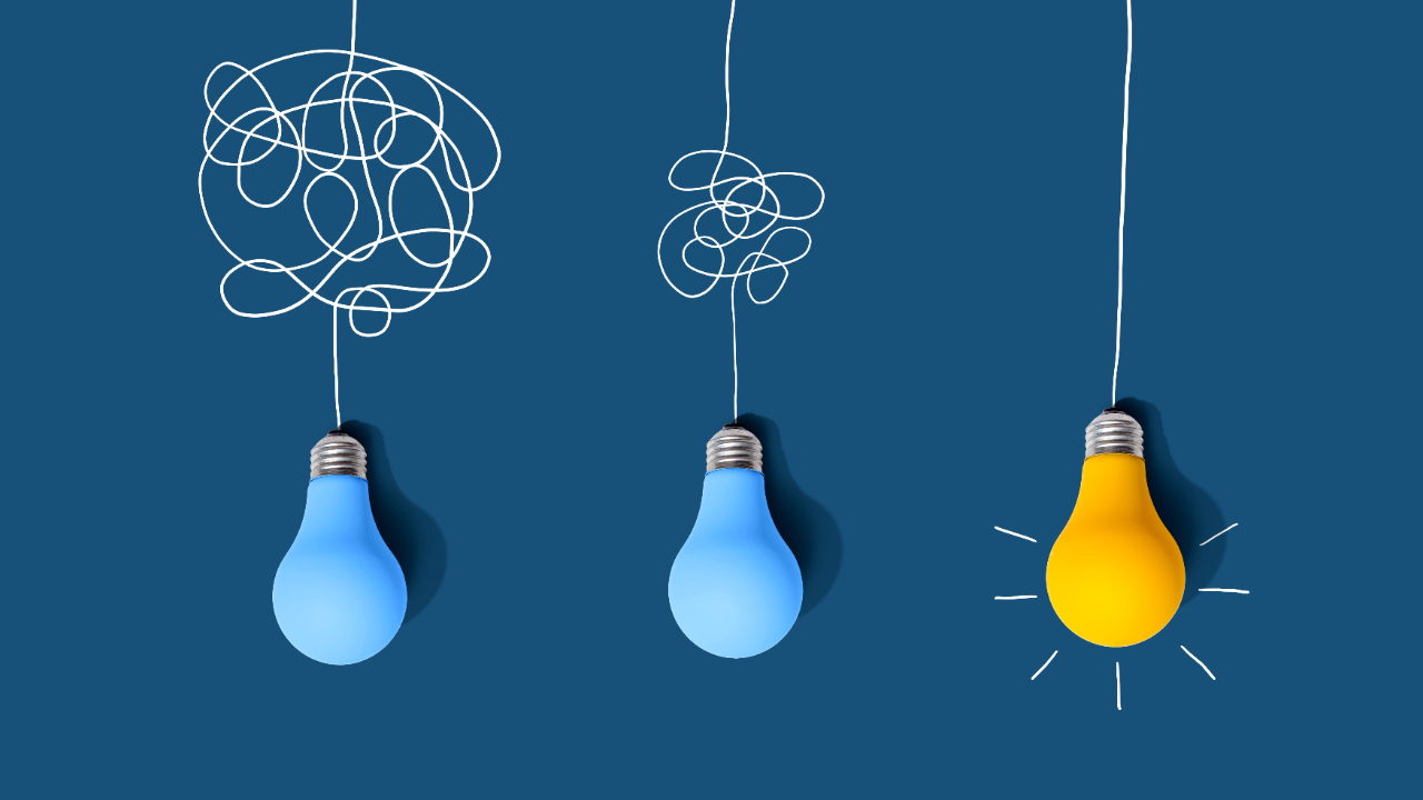 Clarifying complex ideas through the glow of lightbulbs