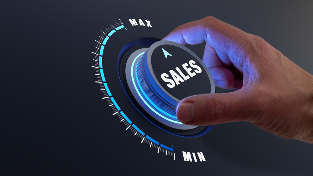 Sales growth dial turned toward maximum