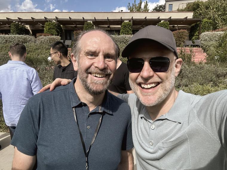 Dave with Andy, CEO of Poa!