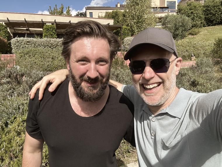 Dave with Tom, CEO of Loqbox