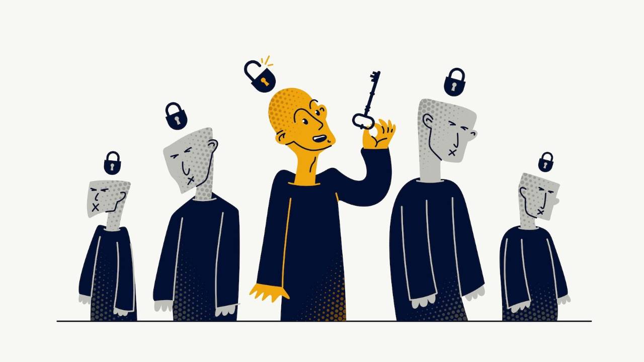 Image of unlocking a mind