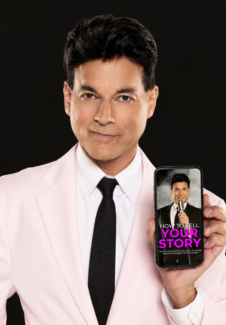 Dr. Reef Karim presenting How To Tell Your Story guide