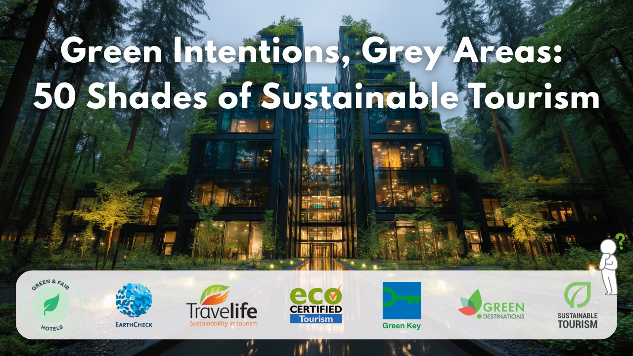 sustainable hotel with many sustainable tourism labels