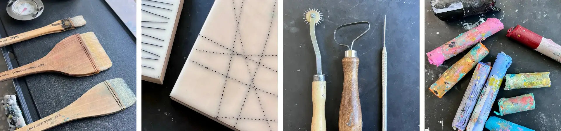 metal art workshop materials