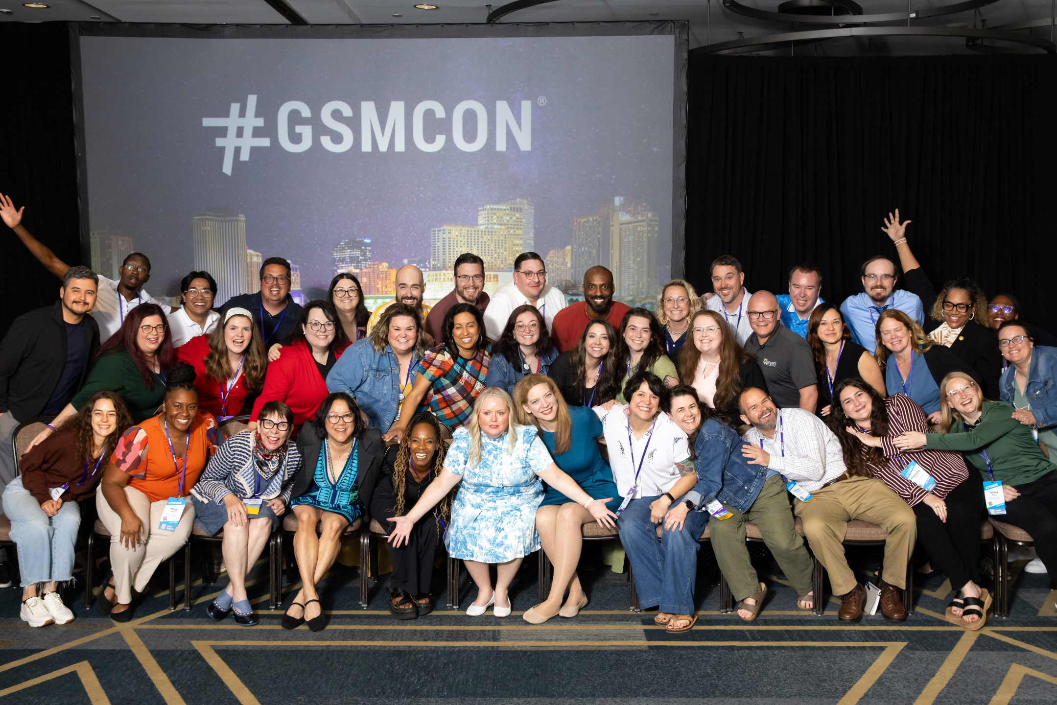 GSMA members posing for a picture