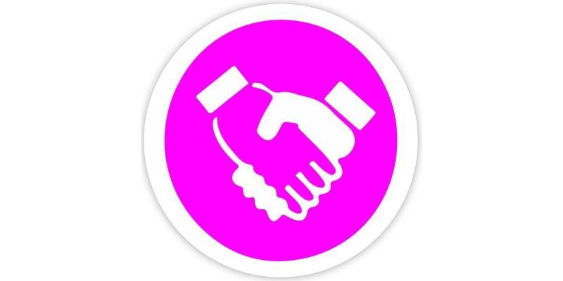 Shaking hands means to agree and to Engage which is the 2nd step to the echange coaching process.
