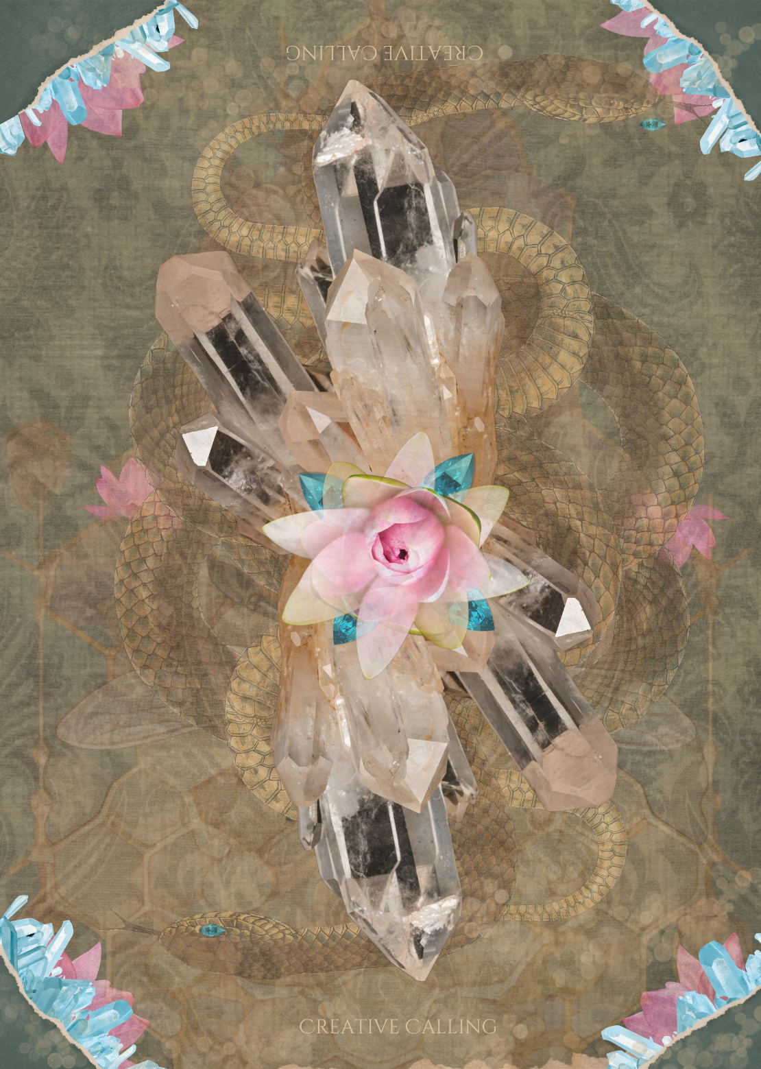 Back of The Creative Calling Oracle card