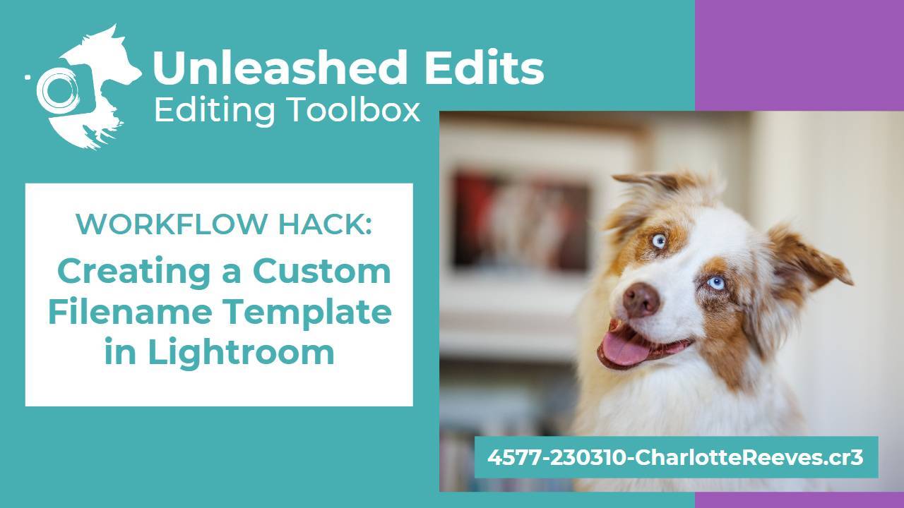 Modifying Toolbox – Workflow Hack: Making a Customized Filename Template in Lightroom