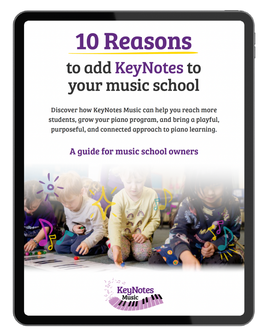 10 Reasons to Add KeyNotes to Your Music School