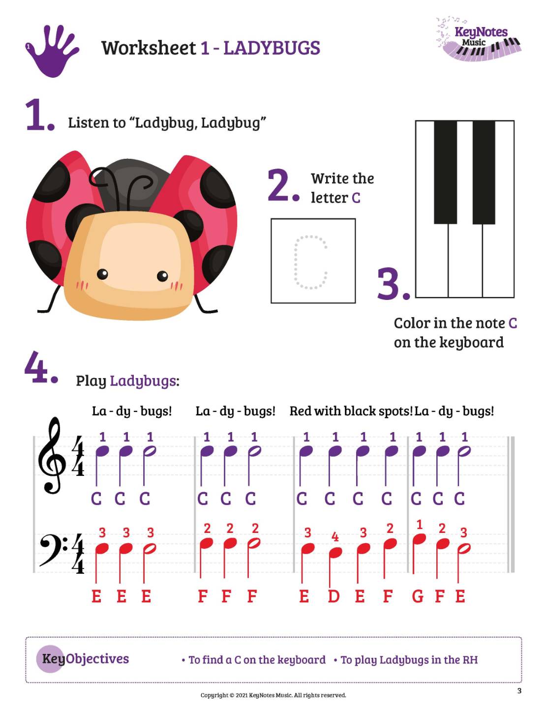 KeyNotes Minibeasts curriculum page
