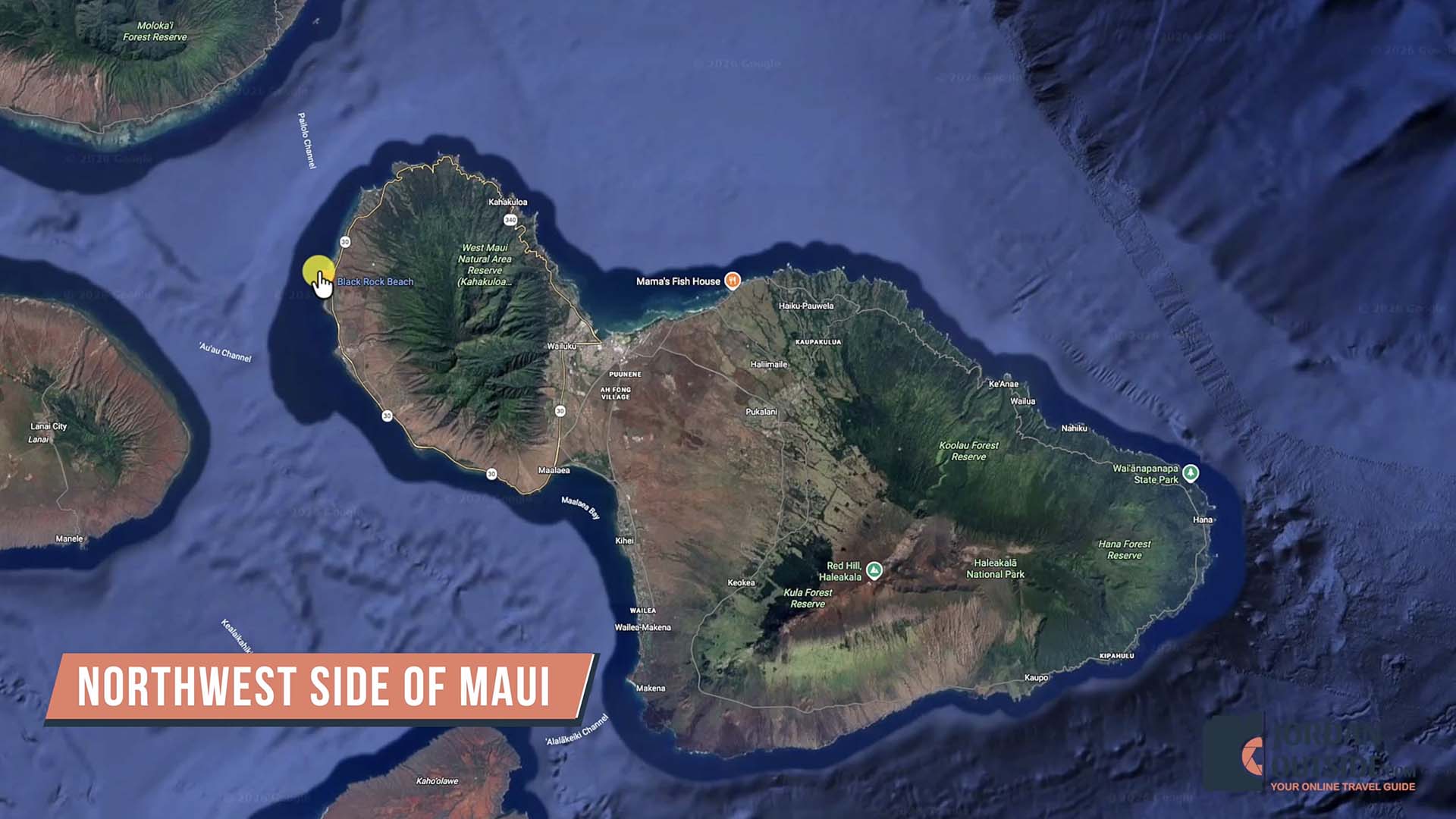 Ka'anapali Beach and Black Rock Beach, Maui