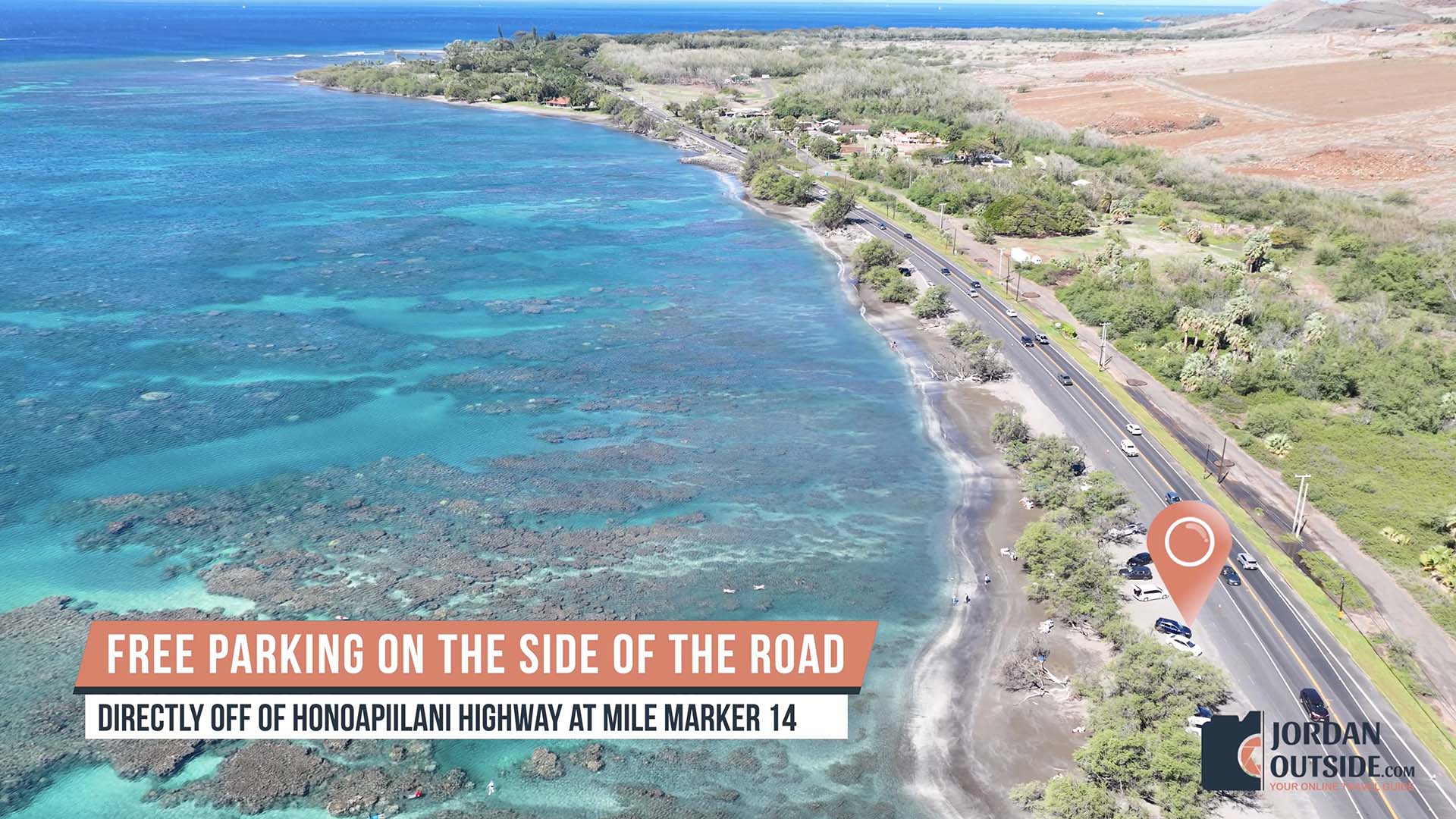 Olowalu Beach at Mile Marker 14, Maui, Hawaii