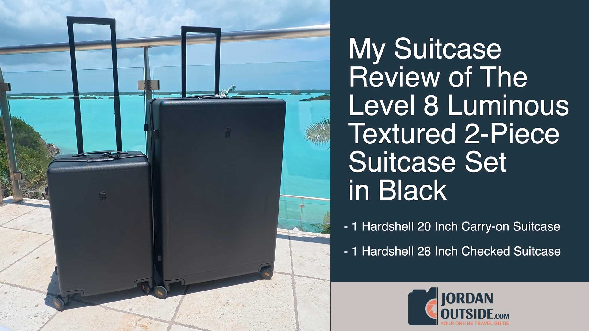 LEVEL 8 Suitcase Review for the Luminous Textured 2-Piece Set 