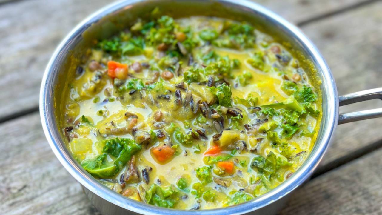 Wild Rice Cauliflower Soup