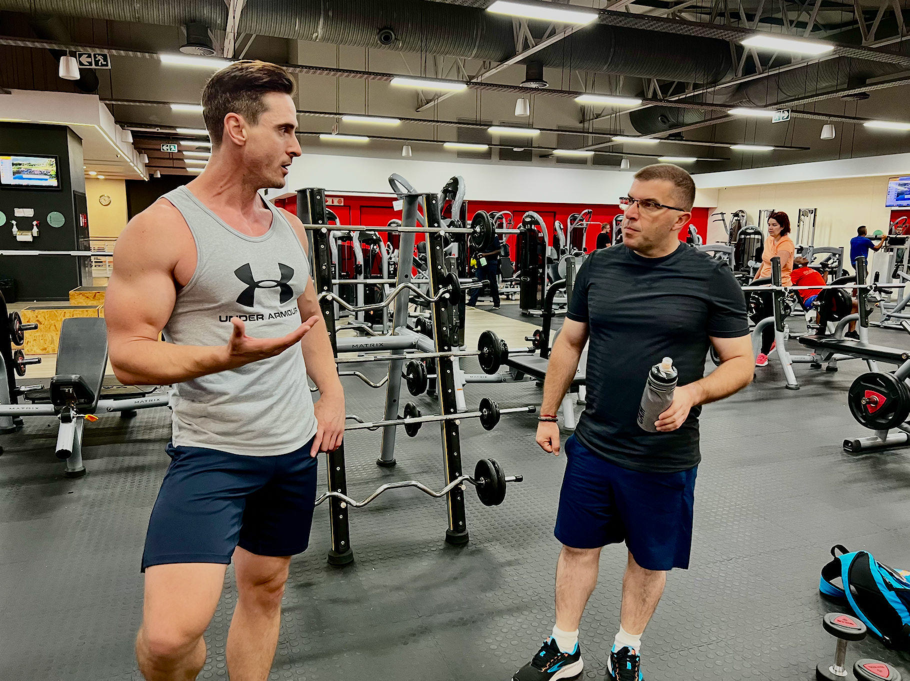 Iron sharpens Iron. Jacque Visagie with Bobby Petkov