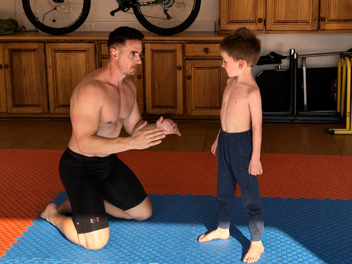 Jacque and Luke training together