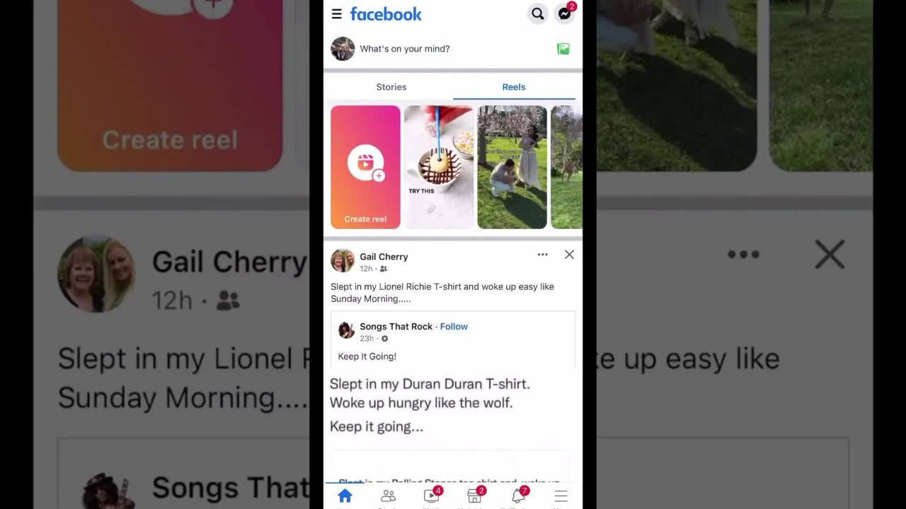 Posting to Facebook Reels