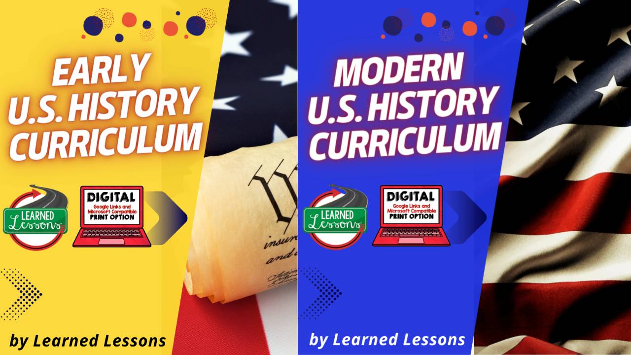 Early & Modern U.S. History Curriculum for Teachers