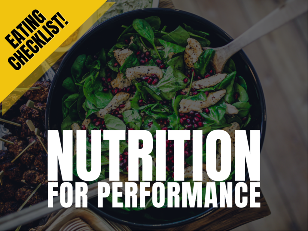 Nutrition for Performance