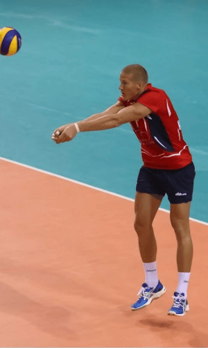 Indoor player Mark Burik