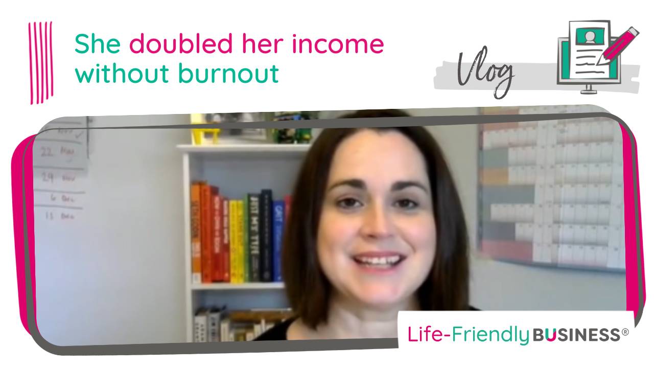 She Doubled Her Income Without Burnout