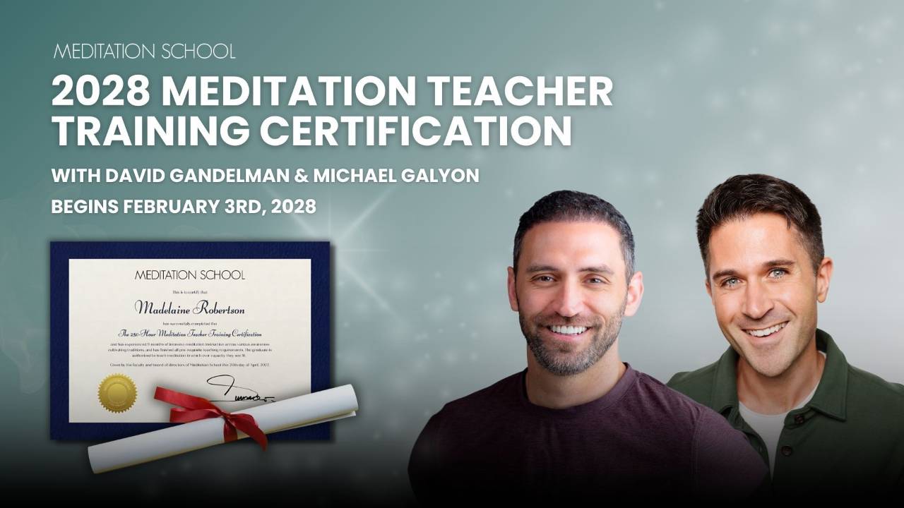 2028 Meditation Teacher Training Certification