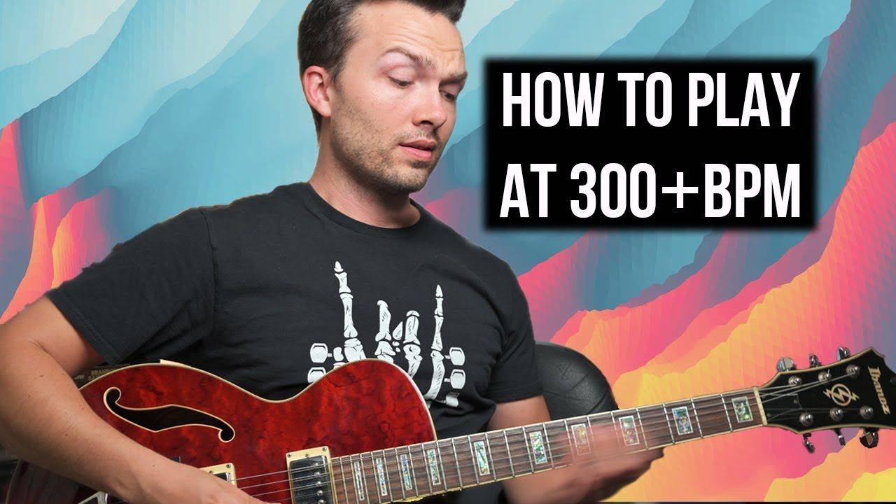 How to Play Faster on Guitar: Downward Pick Slanting for Jazz Lines